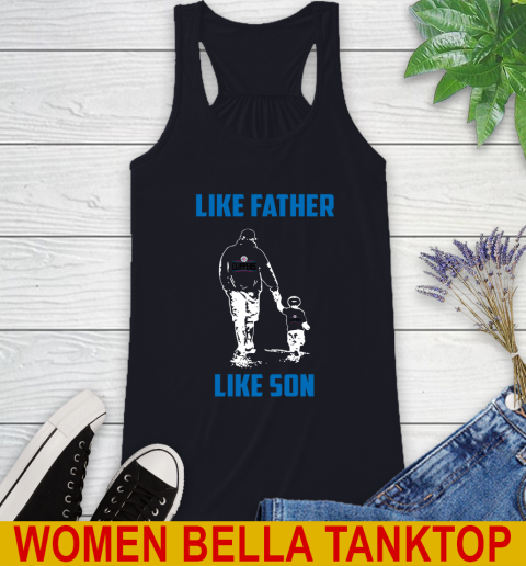 LA Clippers NBA Basketball Like Father Like Son Sports Racerback Tank 8
