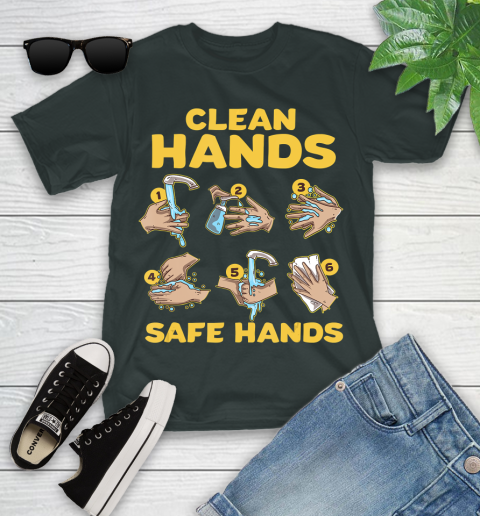 Nurse Shirt Washing Clean Hands Safe Hand Hygiene Wash Save T Shirt Youth T-Shirt 5