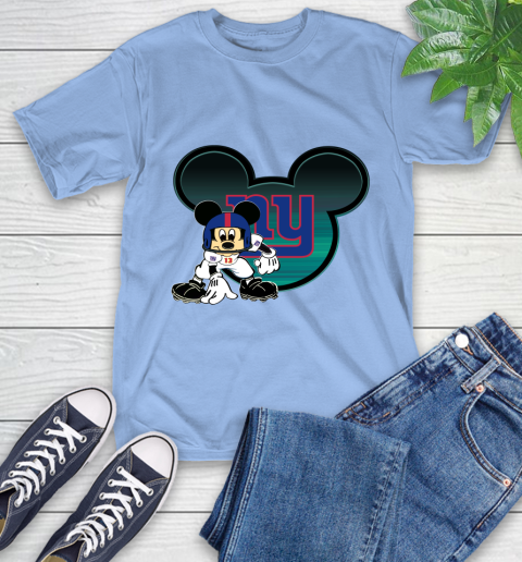 NFL New York Giants Mickey Mouse Disney Football T Shirt T-Shirt 11