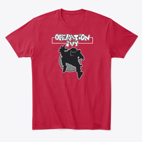 zliz operation ivy classic t shirt 2 front red