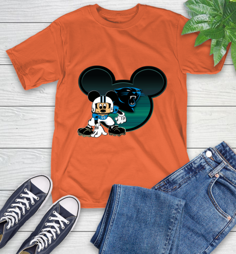 NFL Carolina Panthers Mickey Mouse Disney Football T Shirt T-Shirt 5