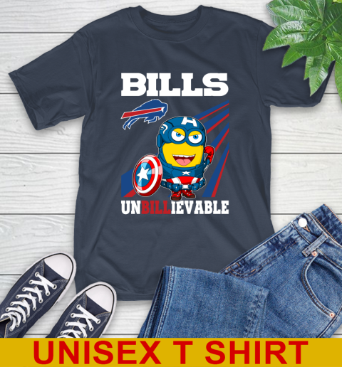 NFL Football Buffalo Bills Captain America Marvel Avengers Minion Shirt T-Shirt 3