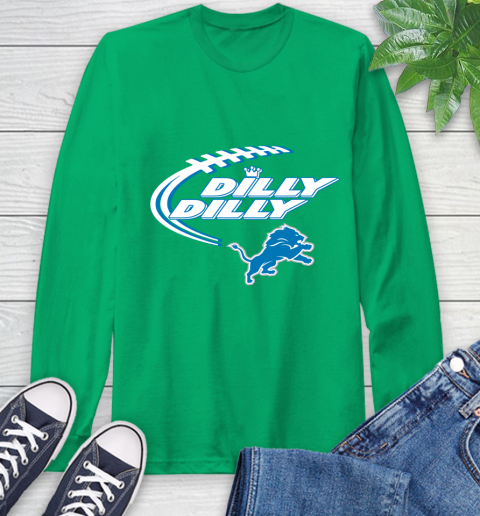 NFL Detroit Lions Dilly Dilly Football Sports Long Sleeve T-Shirt 7