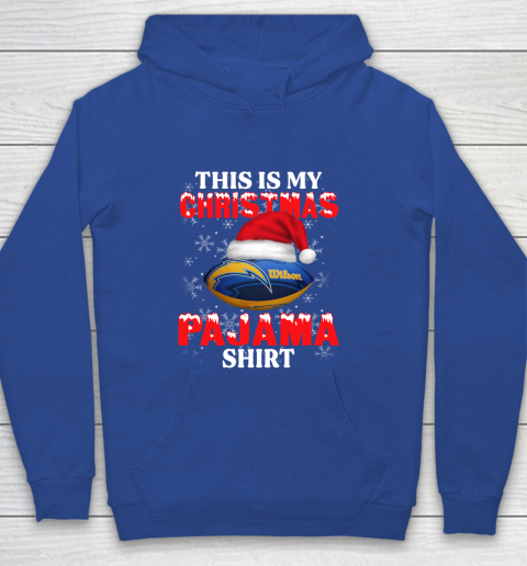 Los Angeles Chargers This Is My Christmas Pajama Shirt NFL Youth Hoodie 6