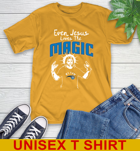 Orlando Magic NBA Basketball Even Jesus Loves The Magic Shirt T-Shirt 2