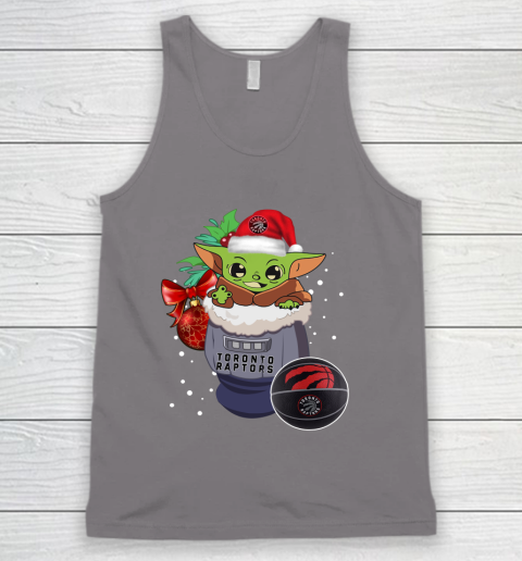 Toronto Raptors Christmas Baby Yoda Star Wars Funny Happy NBA Tank Top 7