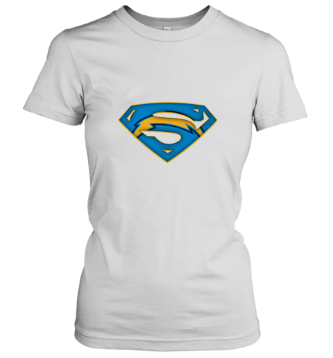 We Are Undefeatable The Los Angeles Chargers x Superman NFL Women's T-Shirt