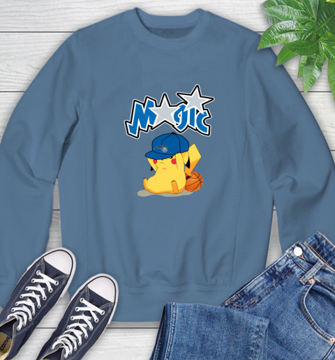 NBA Pikachu Basketball Sports Orlando Magic Sweatshirt 7