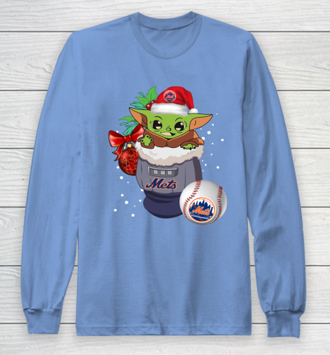 New York Mets Christmas Baby Yoda Star Wars Funny Happy MLB Long Sleeve T-Shirt 12 New York Mets Christmas Baby Yoda Star Wars Funny Happy MLB Long Sleeve T-Shirt - Image 12