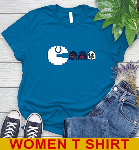 Indianapolis Colts NFL Football Pac Man Champion Women's T-Shirt 7