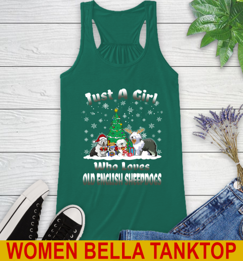Christmas Just a girl who love old english sheepdogs dog pet lover 41