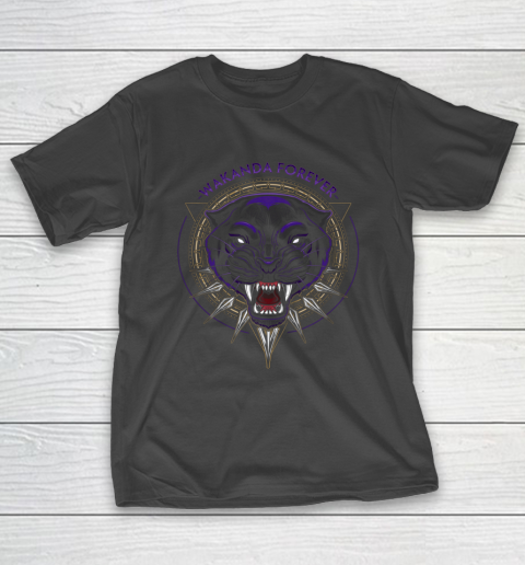 Marvel Black Panther Wakanda Forever Circle Graphic T-Shirt