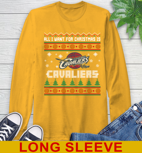 NBA All I Want For Christmas Is Cleveland Cavaliers Basketball Sports 56