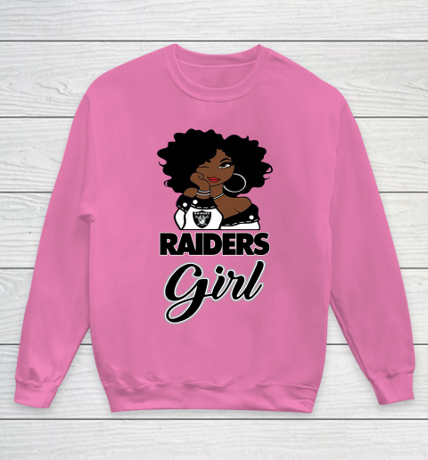Oakland Raiders Girl NFL Youth Sweatshirt 7