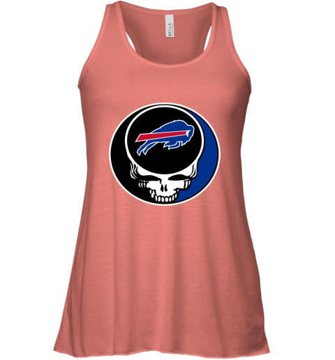 NFL Buffalo Bills Grateful Dead Rock Band Football Sports XCpXV0vvHtQ flowy tank 32 95 151514 front coral