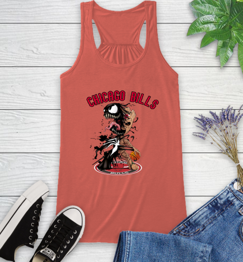 NBA Chicago Bulls Basketball Venom Groot Guardians Of The Galaxy Racerback Tank 4