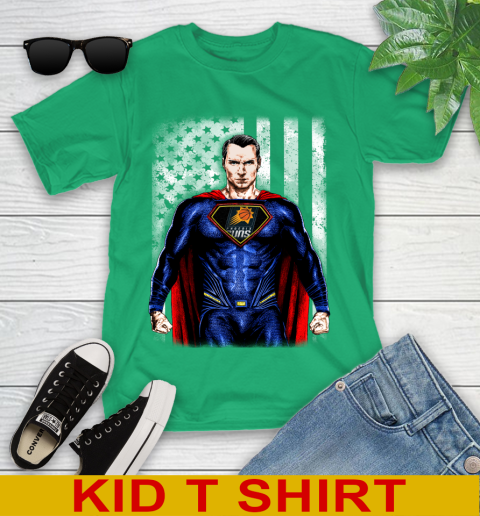 NBA Basketball Phoenix Suns Superman DC Shirt Youth T-Shirt 7