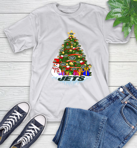 New York Jets Merry Christmas NFL Football Sports T-Shirt 12