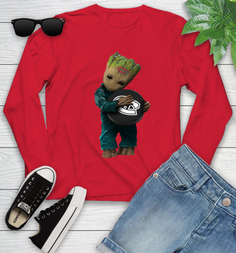 NHL Groot Guardians Of The Galaxy Hockey Sports Montreal Canadiens Youth Long Sleeve 11
