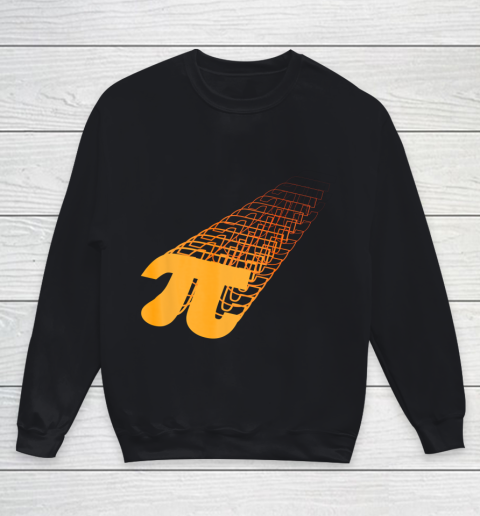 Pi Symbol Fading To Infinity Youth Sweatshirt
