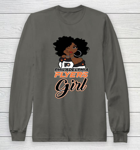 Philadelphia Flyers Girl NHL Long Sleeve T-Shirt 8