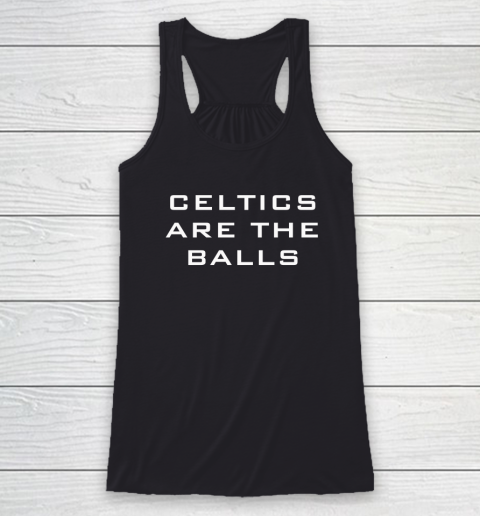 Celtic Are The Balls Racerback Tank