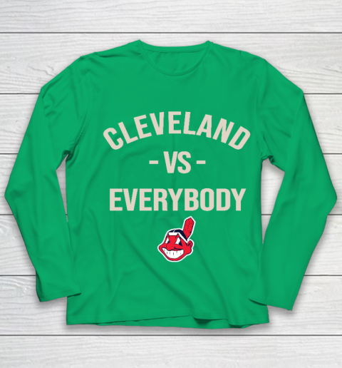 Cleveland Indians Vs Everybody Youth Long Sleeve 4