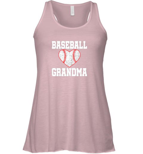 knff vintage baseball grandma funny gift flowy tank 32 front soft pink