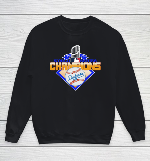 Los Angeles Dodgers 2020 World Series Champions Youth Sweatshirt