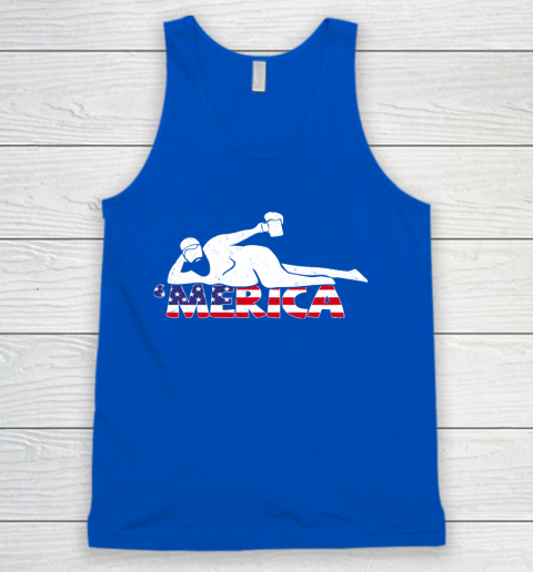 Beer Lover Funny Shirt Mens 4th Of July Merica Fat Party Funny Drinking Adult Joke Tank Top 4