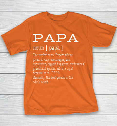Papa Definition Funny Father's Day Gift For Grandpa T-Shirt