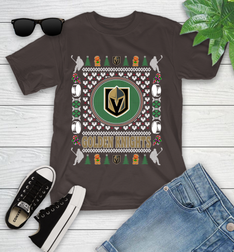 Vegas Golden Knights Merry Christmas NHL Hockey Loyal Fan Ugly Shirt 106