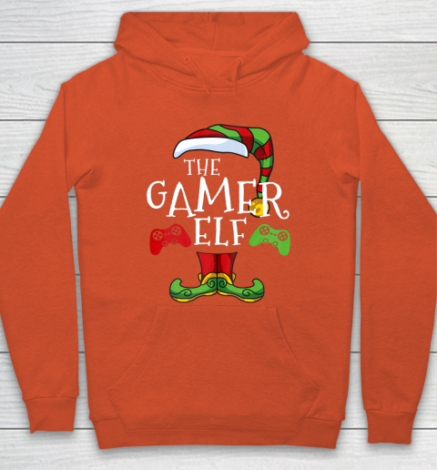 Gamer Elf Family Matching Christmas Funny Gaming Pajama Hoodie 3