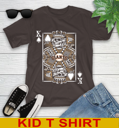 San Francisco Giants MLB Baseball The King Of Spades Death Cards Shirt Youth T-Shirt 6