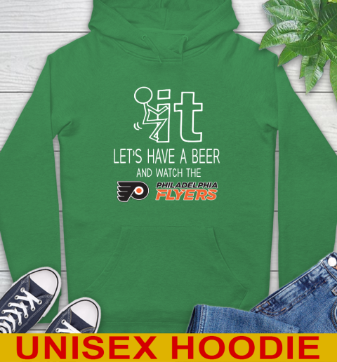 Philadelphia Flyers Hockey NHL Let's Have A Beer And Watch Your Team Sports Hoodie 8