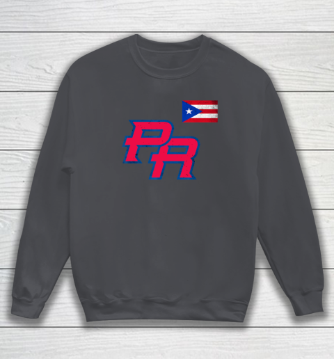 Puerto Rico 2023 Baseball Flag Pride red Boricua Puerto Rico Sweatshirt 3