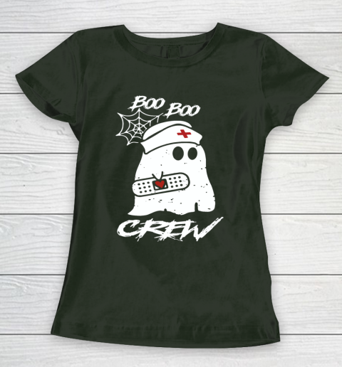 Boo Boo Crew Nurse Ghost Funny Halloween Costume Gift Long Sleeve T Shirt.D2SMT7UJCV Women's T-Shirt 4