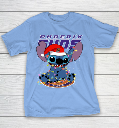 Phoenix Suns NBA noel stitch Basketball Christmas Youth T-Shirt 7