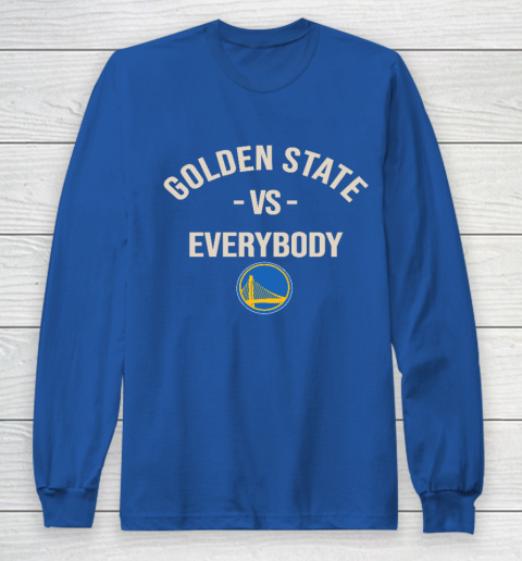 Golden State Warriors Vs Everybody Long Sleeve T-Shirt 6