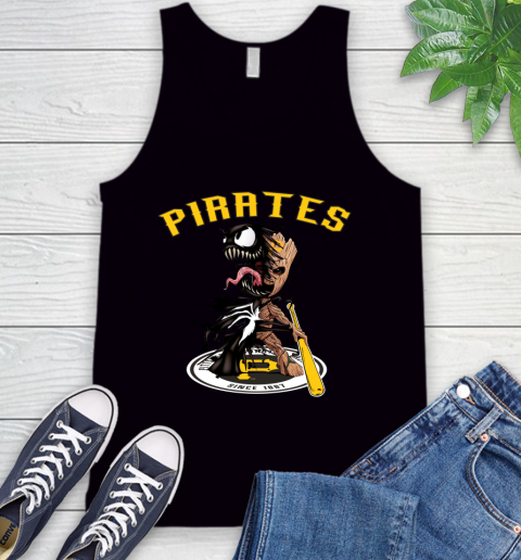 MLB Pittsburgh Pirates Baseball Venom Groot Guardians Of The Galaxy Tank Top 2