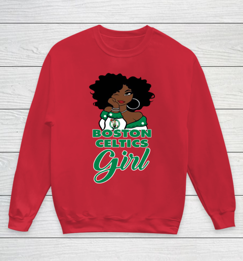 Boston Celtics Girl NBA Youth Sweatshirt 9