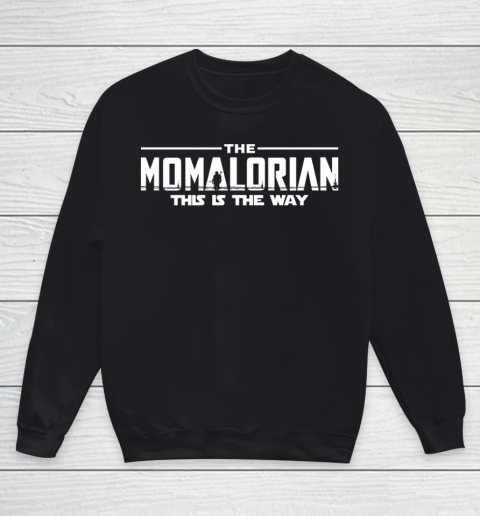 The Momalorian Mother's Day 2020 This is the Way Youth Sweatshirt