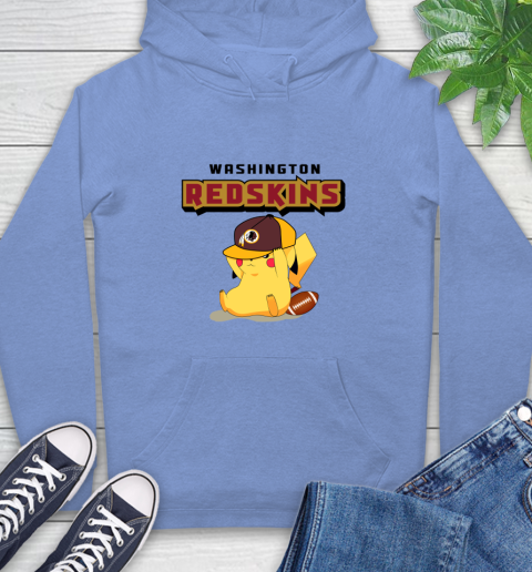 NFL Pikachu Football Washington Redskins Hoodie 11