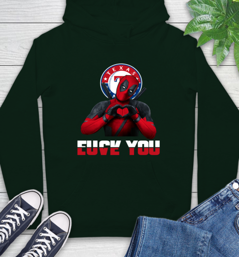 MLB Texas Rangers Deadpool Love You Fuck You Baseball Sports Hoodie 12