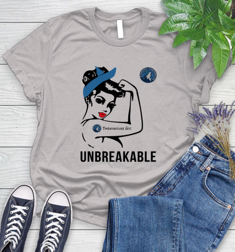NBA Minnesota Timberwolves Girl Unbreakable Basketball Sports Women's T-Shirt 10