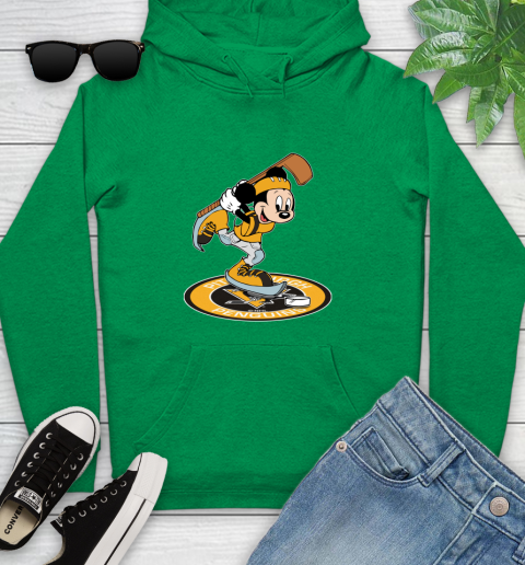 NHL Hockey Pittsburgh Penguins Cheerful Mickey Disney Shirt Youth Hoodie 7