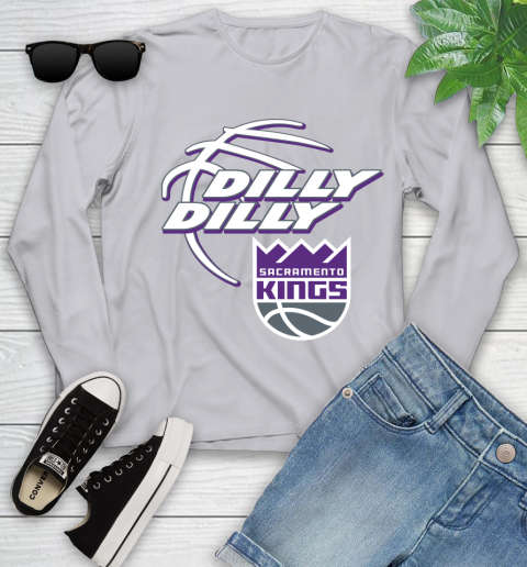 NBA Sacramento Kings Dilly Dilly Basketball Sports Youth Long Sleeve 5
