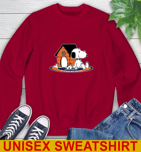MLB Baseball Detroit Tigers Snoopy The Peanuts Movie Shirt Sweatshirt 7