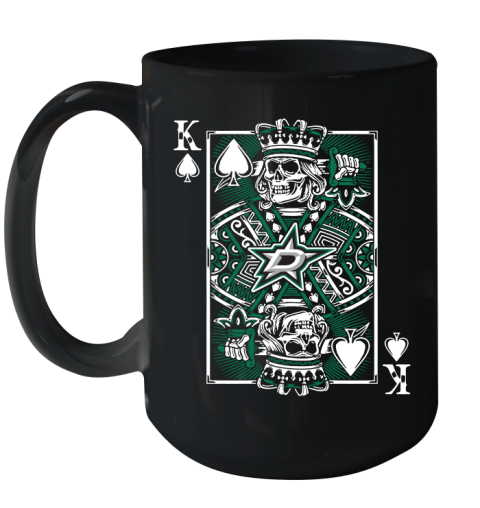 Dallas Stars NHL Hockey The King Of Spades Death Cards Shirt Ceramic Mug 15oz