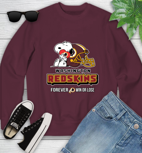 NFL The Peanuts Movie Snoopy Forever Win Or Lose Football Washington Redskins 119